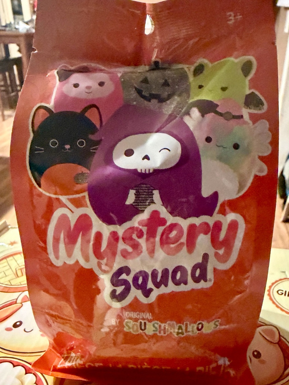 Squishmallows Mystery Squad Purple Skull Plush